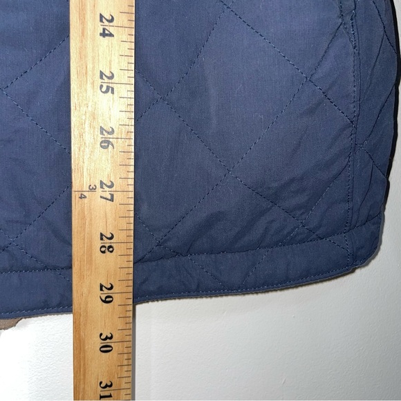 Relwen Men's Quilted Insulated Tanker Jacket Navy Blue Large Nylon/Cotton Polyes - Picture 7 of 8